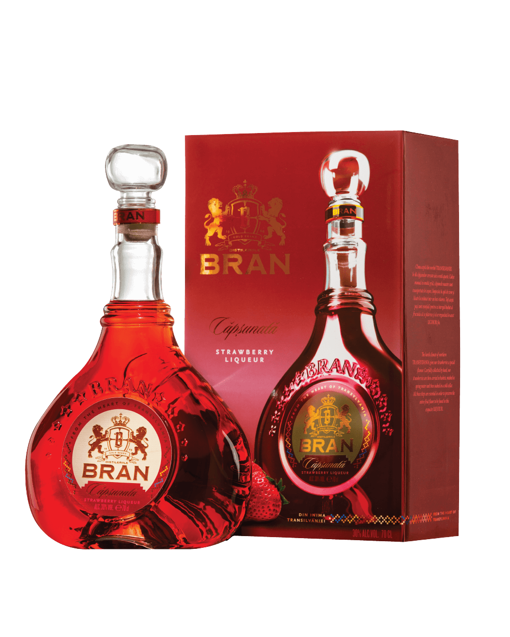 Strawberry Liqueur - Bran Distilleries - Presentation Box