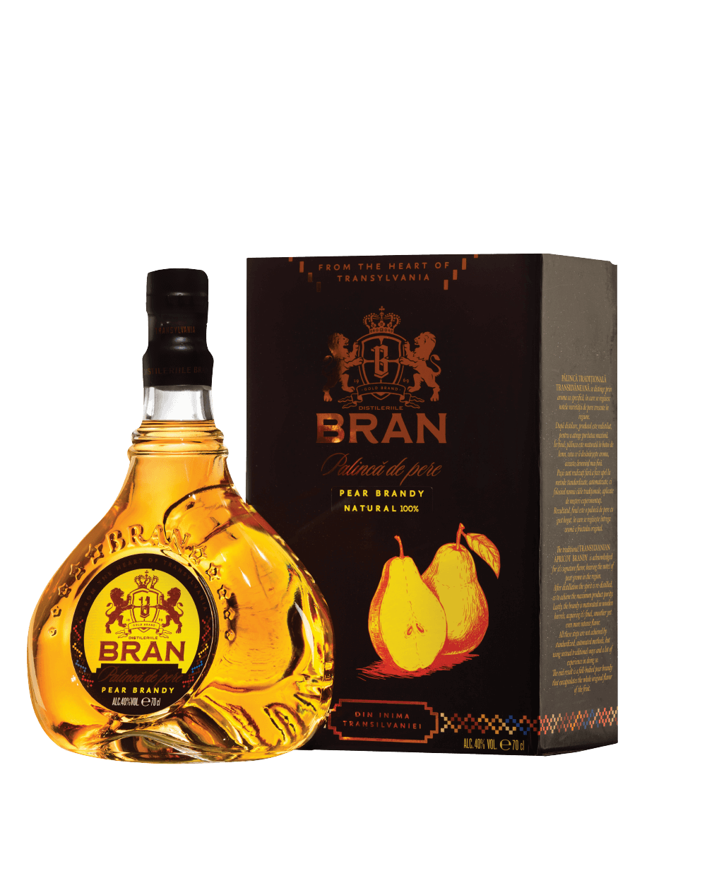 Pear Brandy - Bran Distilleries - Presentation box